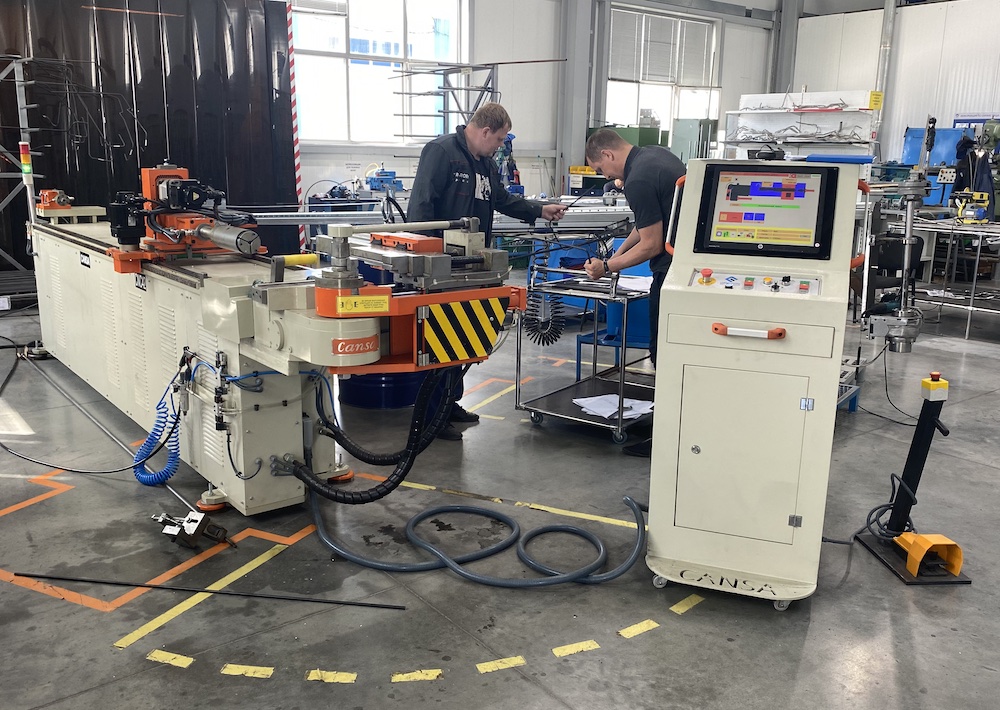 Автоматический трубогиб CANSA CNC 42ECO