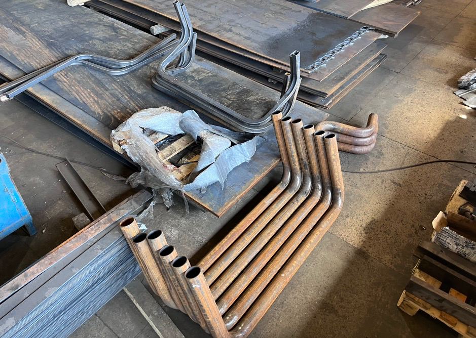 Гибка трубы на автоматическом трубогибе CANSA CNC 76R1