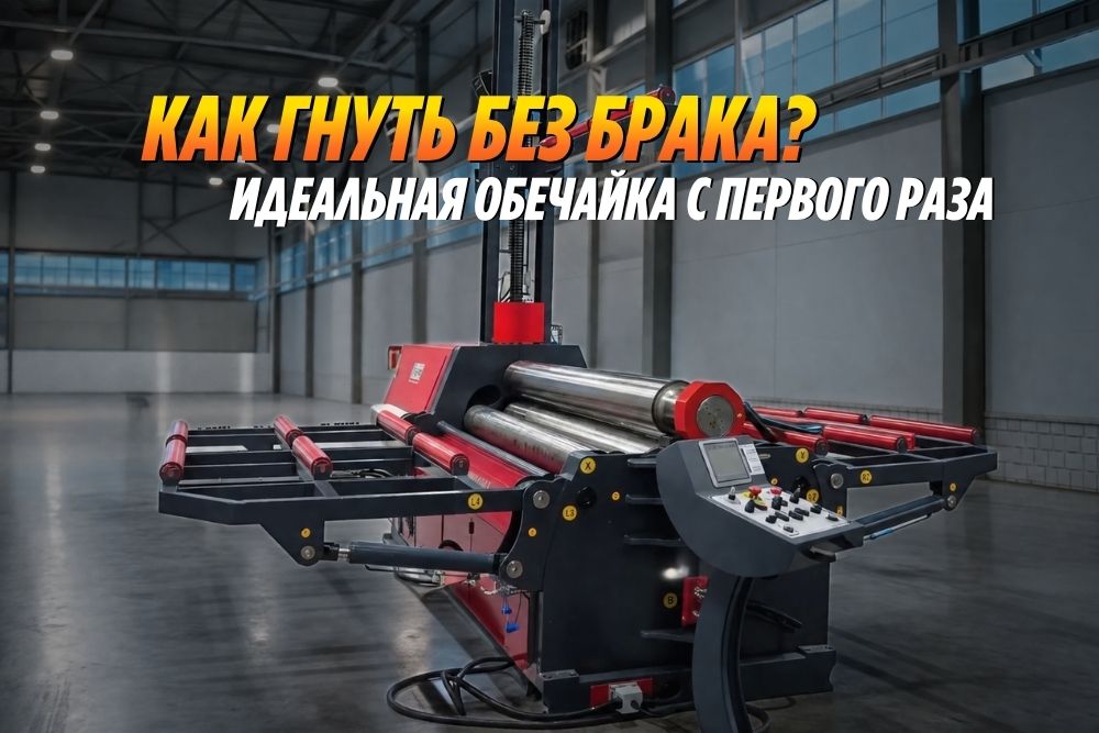 Как получить идеальную обечайку? Обзор четырёхвалковых вальцев OSTAS 4R OHS